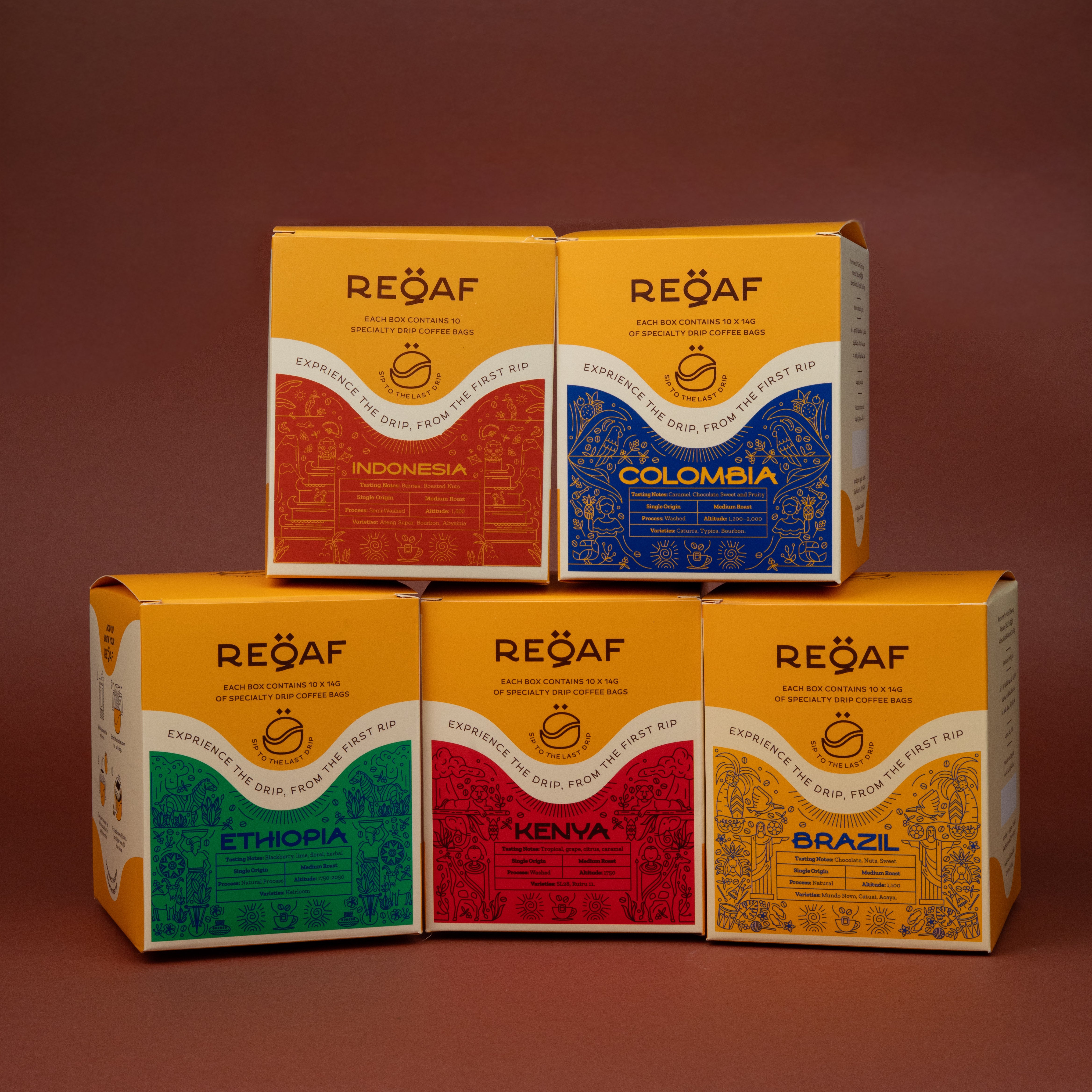 Explorer Bundle – Multi Origin Specialty Coffee Gift Box | ReQaf Egypt