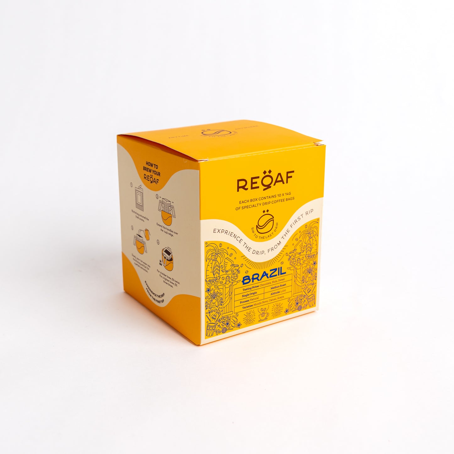 Brazil Drip Coffee Bag – Single Origin Specialty Coffee
